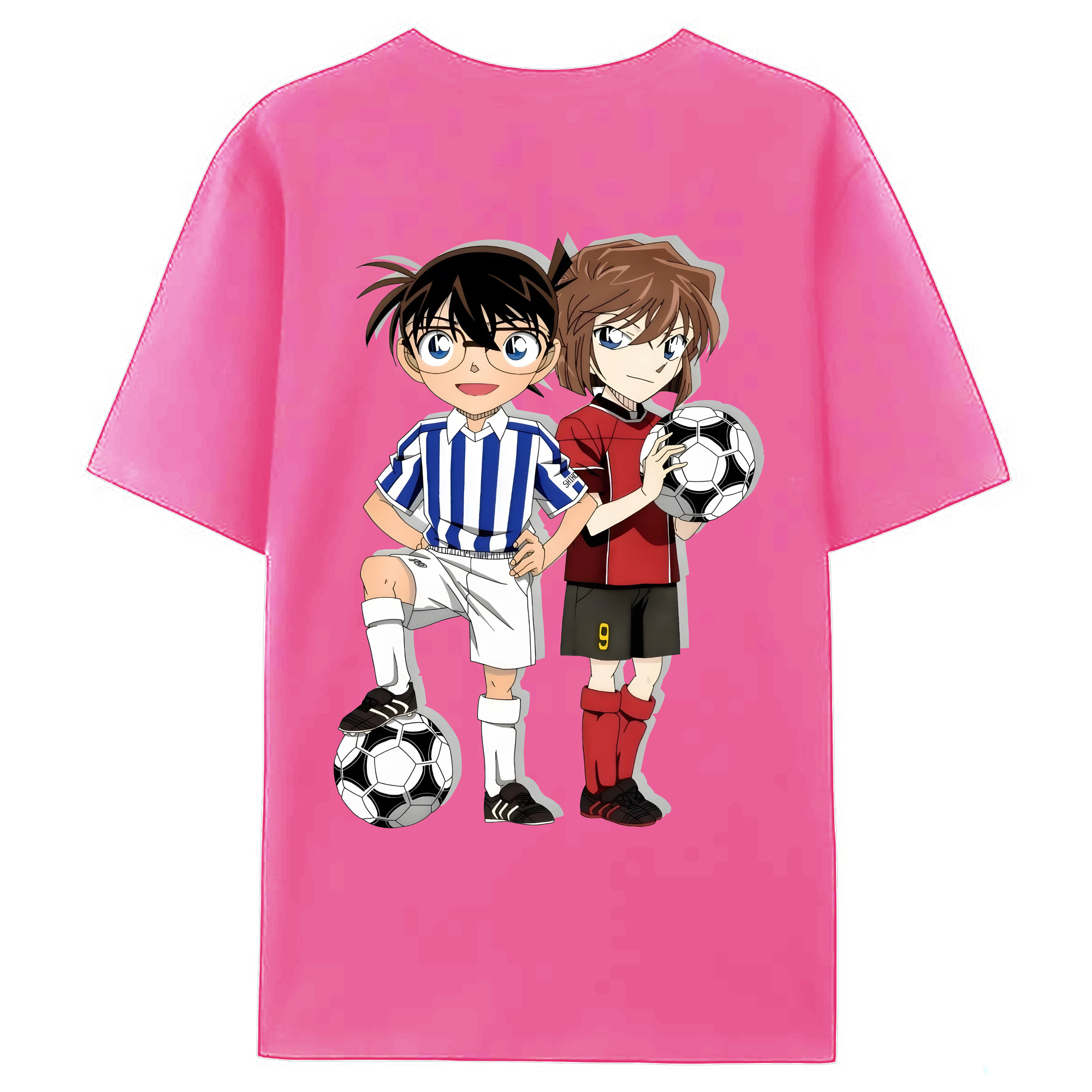 （画像用） 名探偵コナン 灰原 哀 はいばら あい Detective Conan Anita Hailey、Vi Graythorn Haibara Ai レディース半袖Tシャツ(バックプリント)